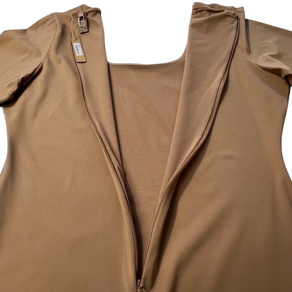 SKIMS All-In-One Scoop Neck Long Sleeve Onsie Jumpsuit Sienna 3X - Picture 10 of 14